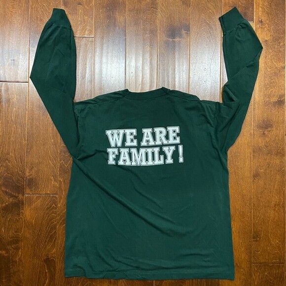 Lithia Springs Lions Vintage HS Green Yellow Long Sleeve T-Shirt Men's Size XXL - Picture 3 of 8